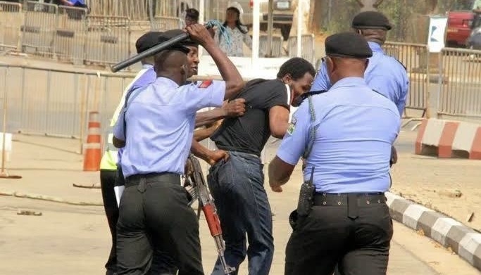 Cops accosting civilians