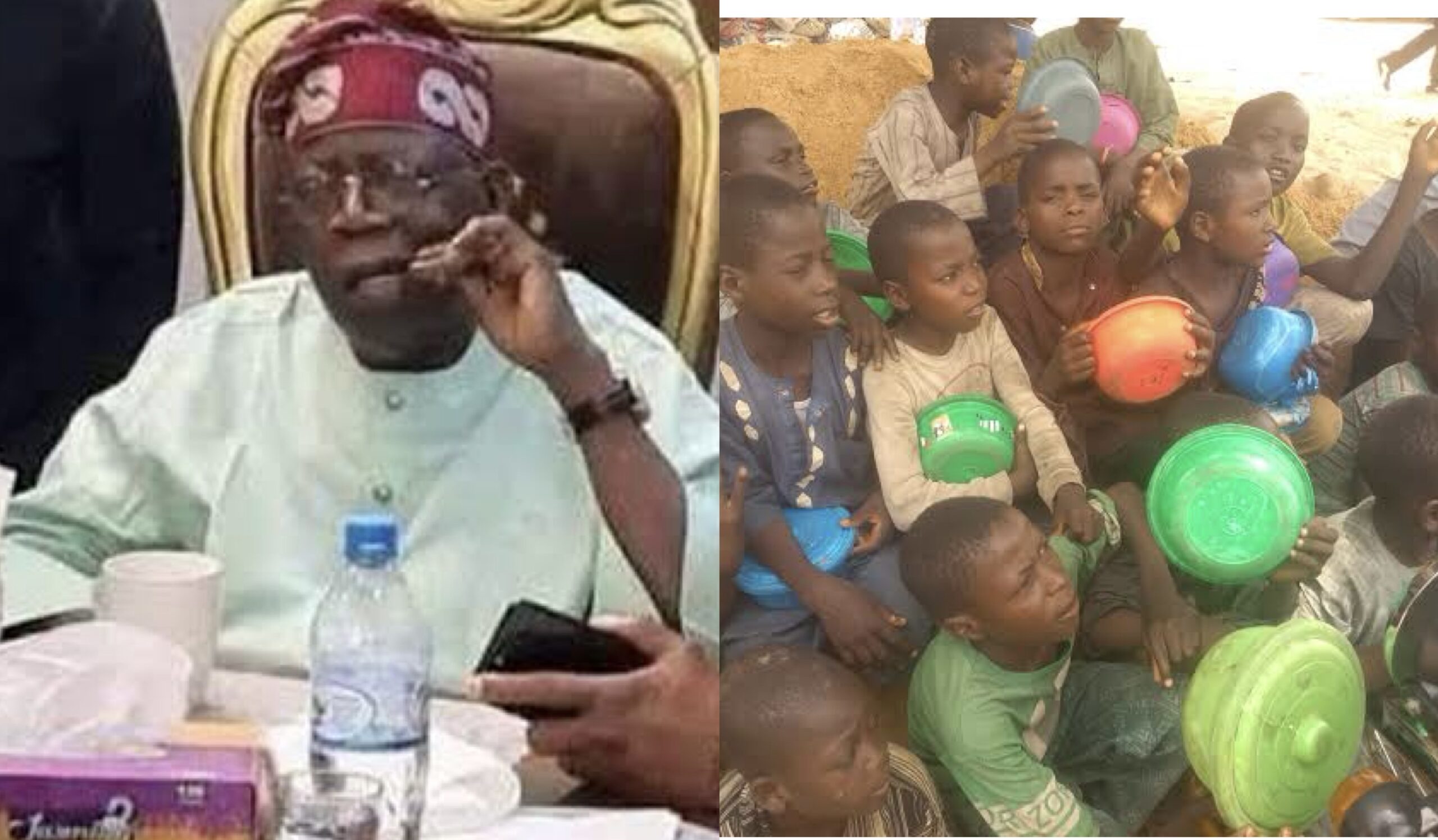 Bola Tinubu and northern kids