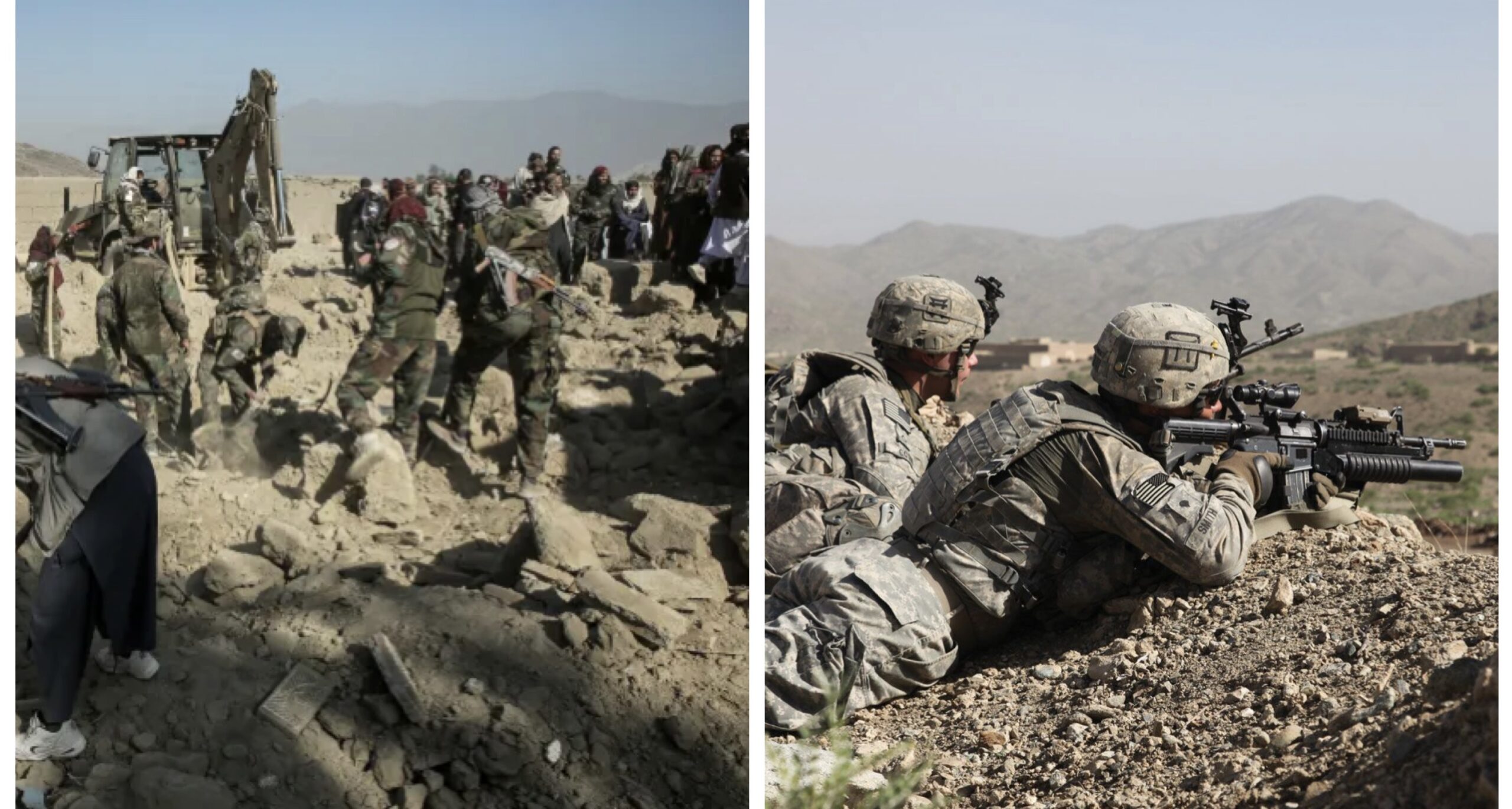 Pakistani, Afghan forces fighting