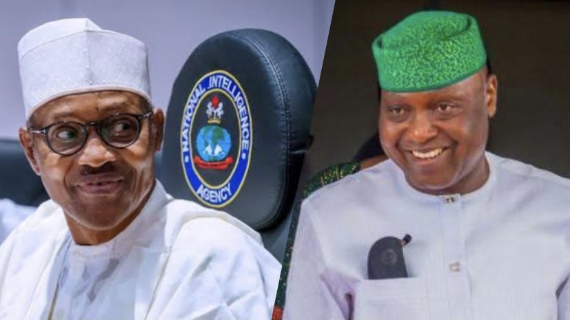 Muhammadu Buhari and Biodun Oyebanji