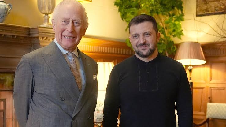 King Charles III with Zelensky