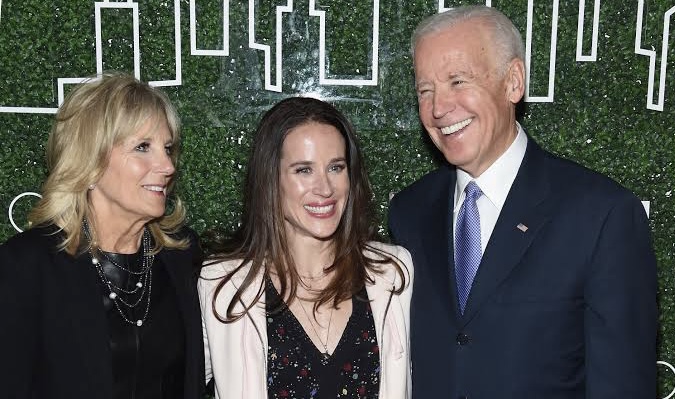 Jill Biden , Ashley Biden and Joe Biden