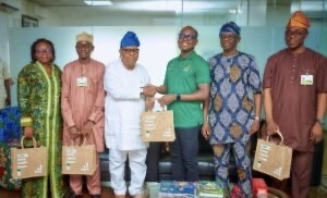 LAWMA cleaner receives donations of smart bins(Credit: NAN)