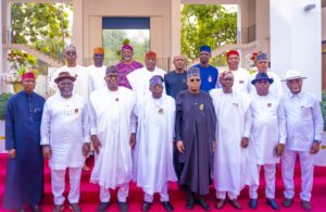 Tinubu with governors