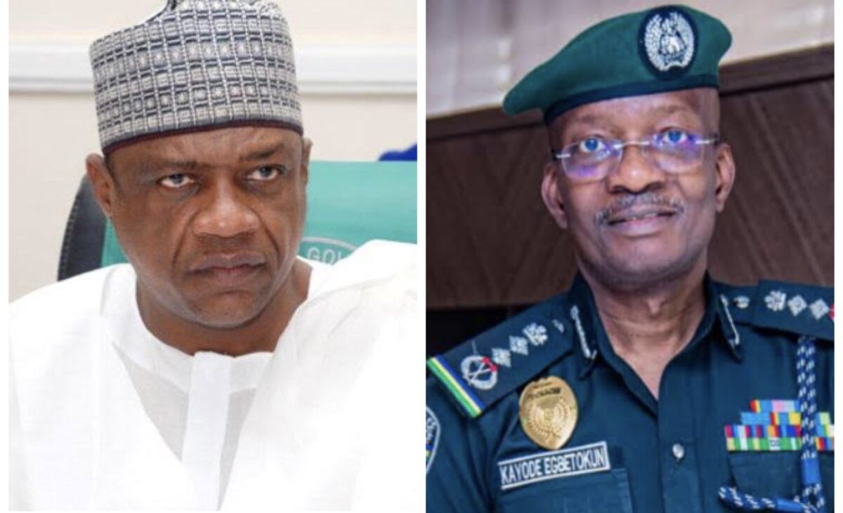 minister of police affairs, Ibrahim Geidam and inspector general of police, Kayode Egbetokun