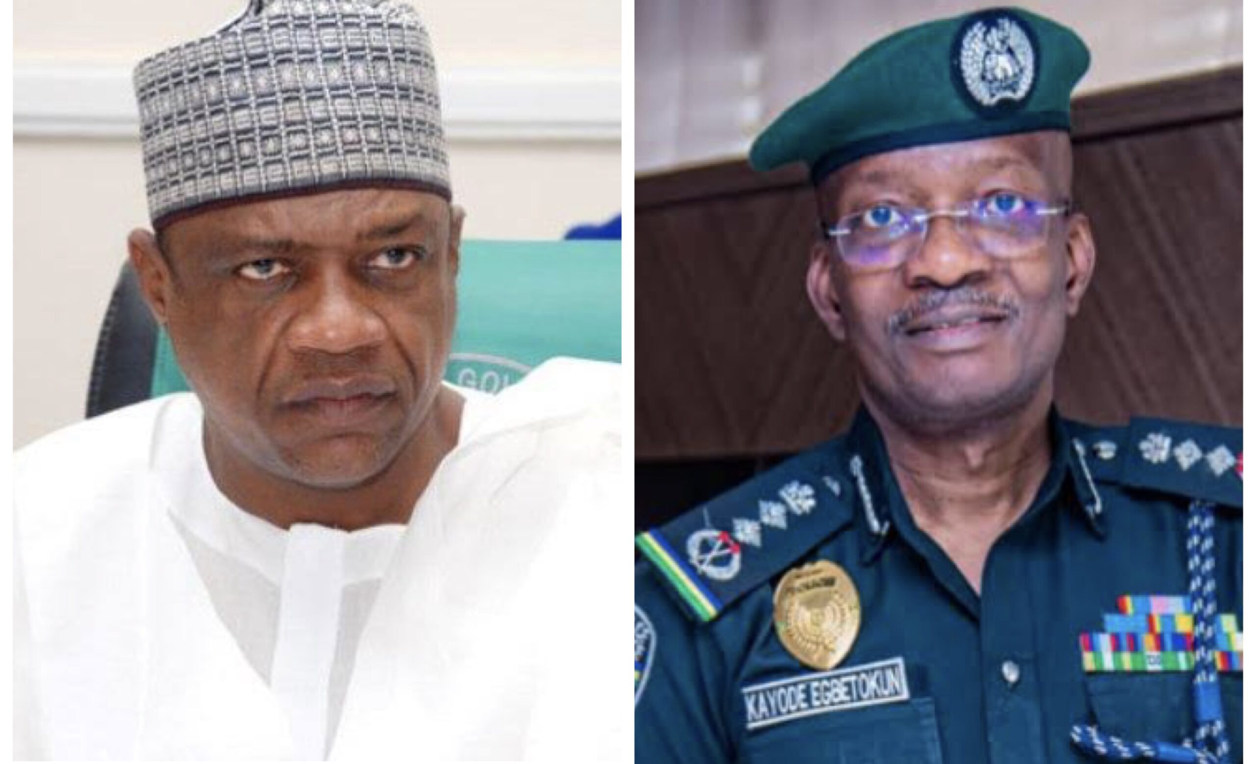 minister of police affairs, Ibrahim Geidam and inspector general of police, Kayode Egbetokun