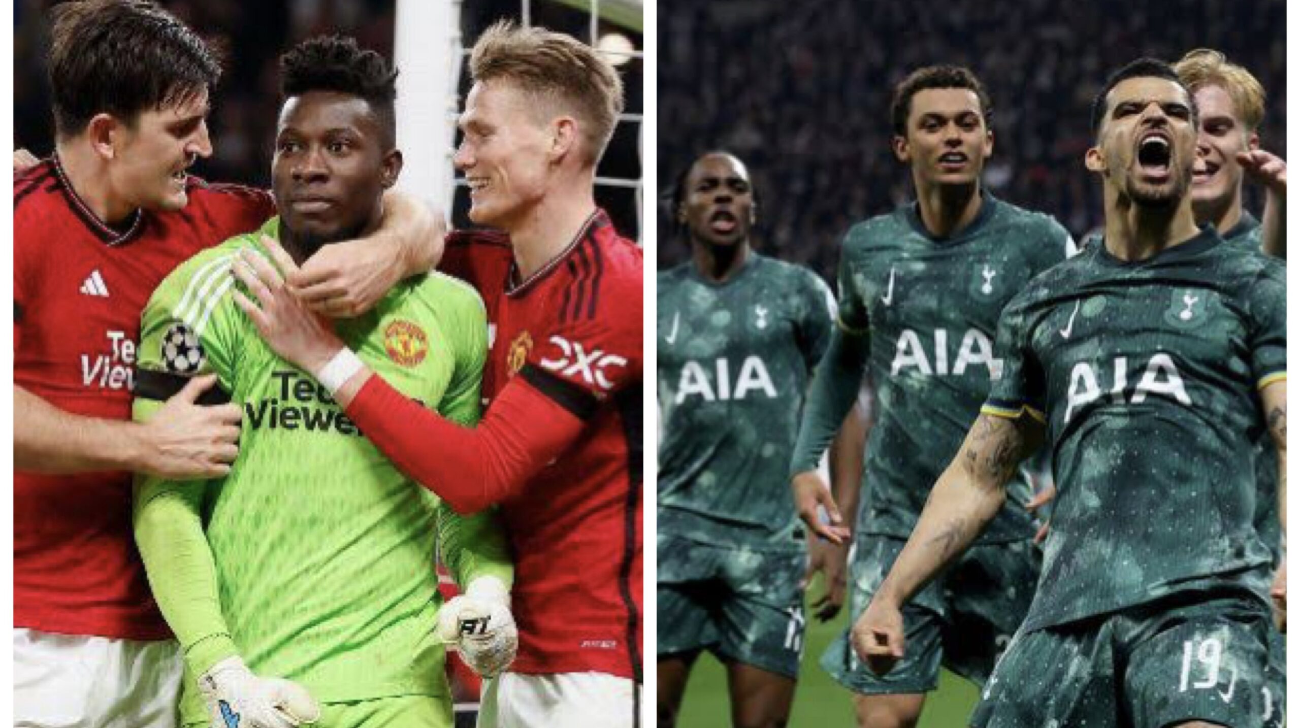 Tottenham and Man Utd