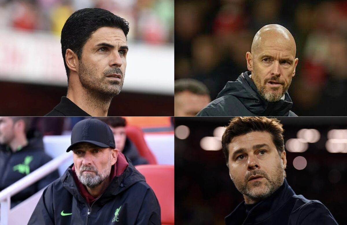 ARTETA; TEN HAG; KLOPP; POCHETTINO