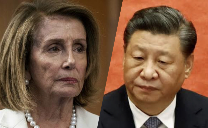 Nancy Pelosi and Xi Jingping