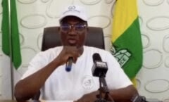 Assistant Inspector-General of Police (AIG) in charge of Zone 2 Command, Mr Olohundare Jimoh, addressing stakeholders at the command’s headquarters in Onikan, Lago