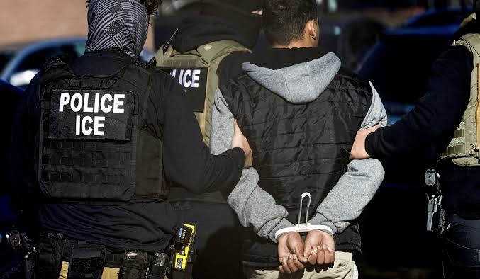 ICE arresting illegal immigrants