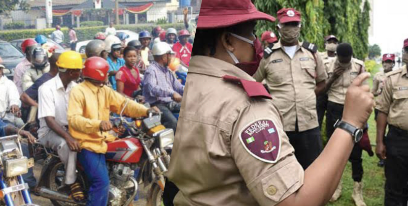 Okada riders and FRSC