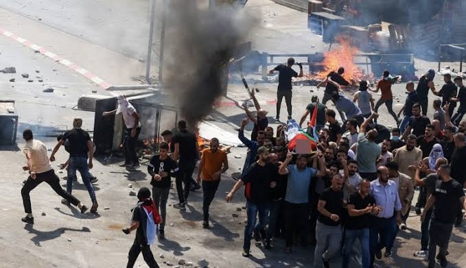 Clash in West Bank