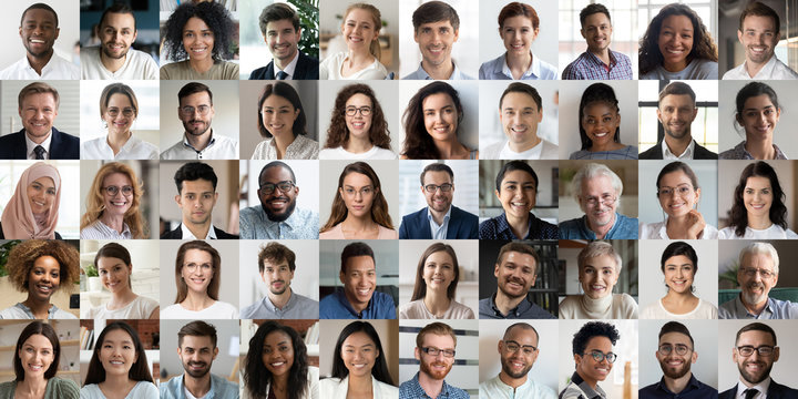 Faces of different races Credit: Adobe
