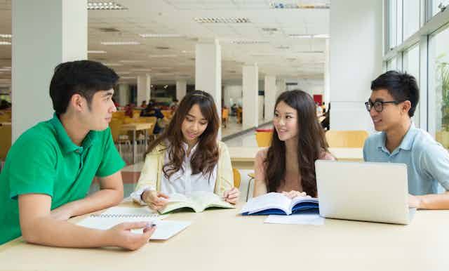 Students in China