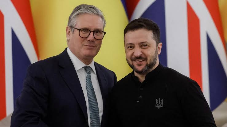 Starmer with Zelensky