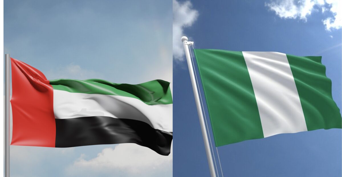 UAE and the Nigerian flags.
