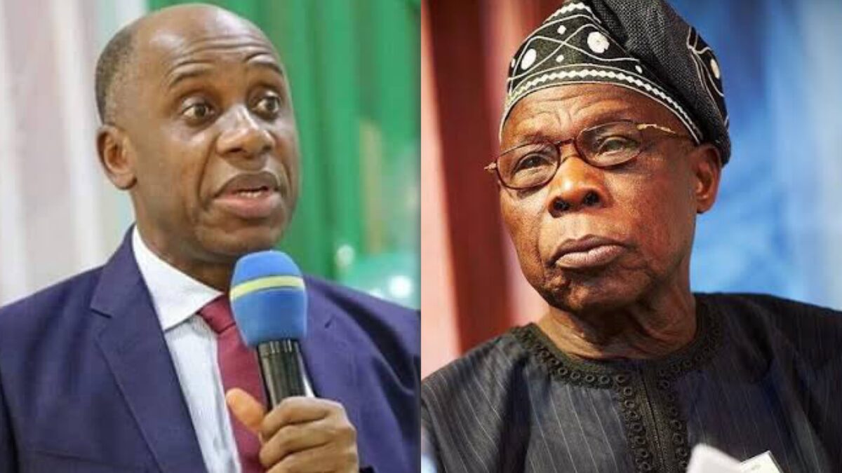 Rotimi Amaechi and Obasanjo