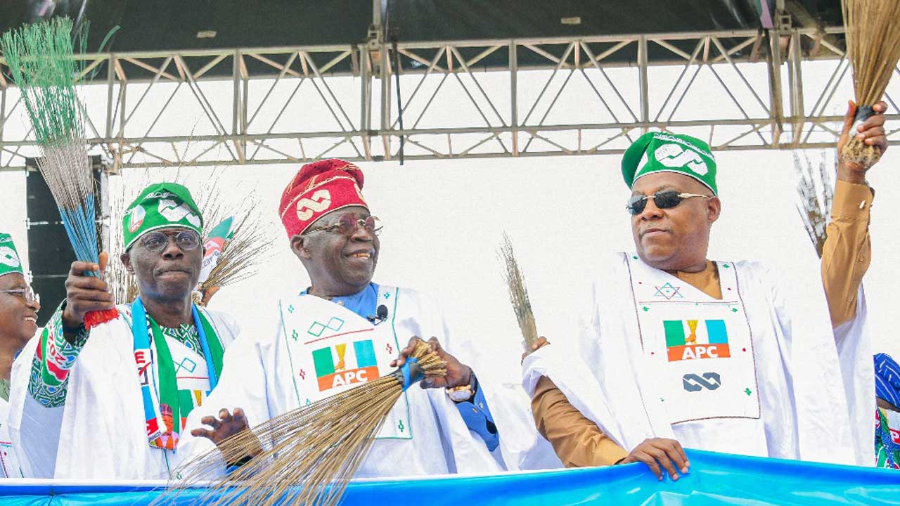 Tinubu at APC rally