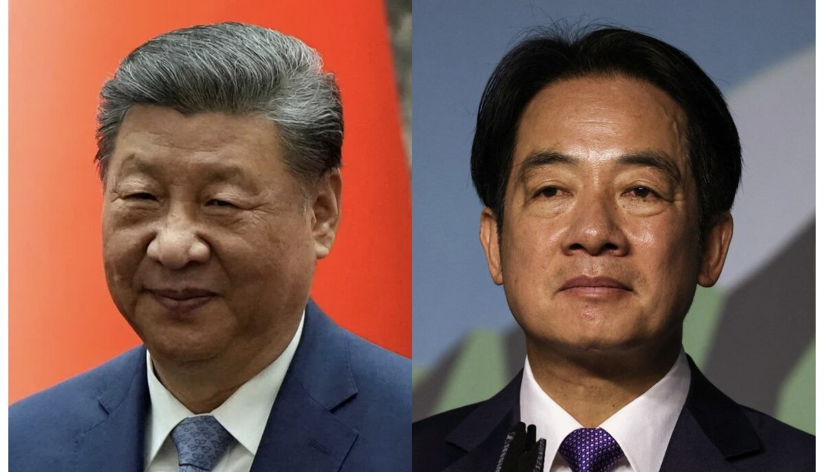 President Xi Jing Ping and Lai Ching-te