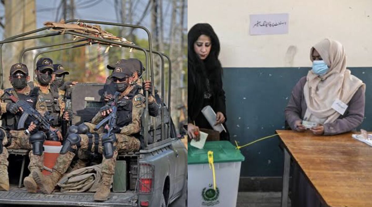 PAKISTAN SECURITY FORCES and VOTING