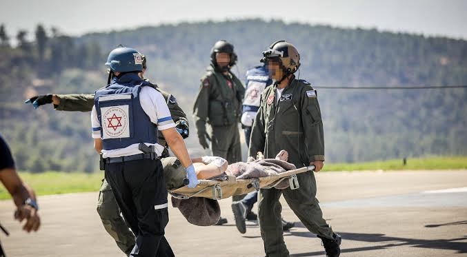 WOUNDED ISRAELI SOLDIER (credit: Times of Israel)