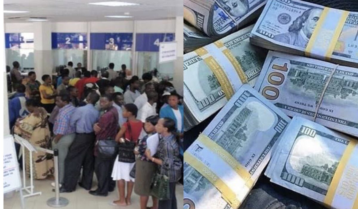 CUSTOMERS IN BANK and DOLLARS