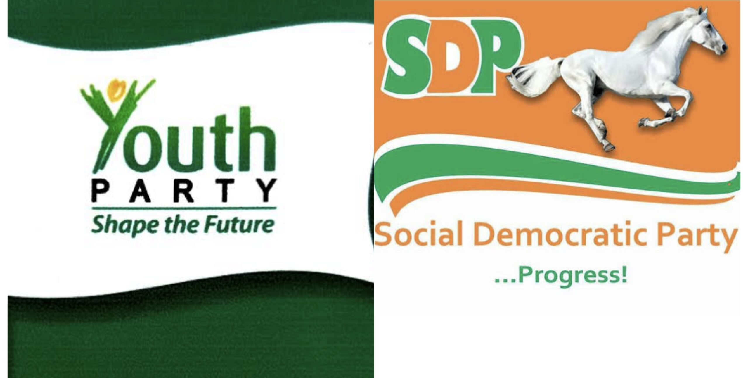 Youth Party and the Social Democratic Party logos.