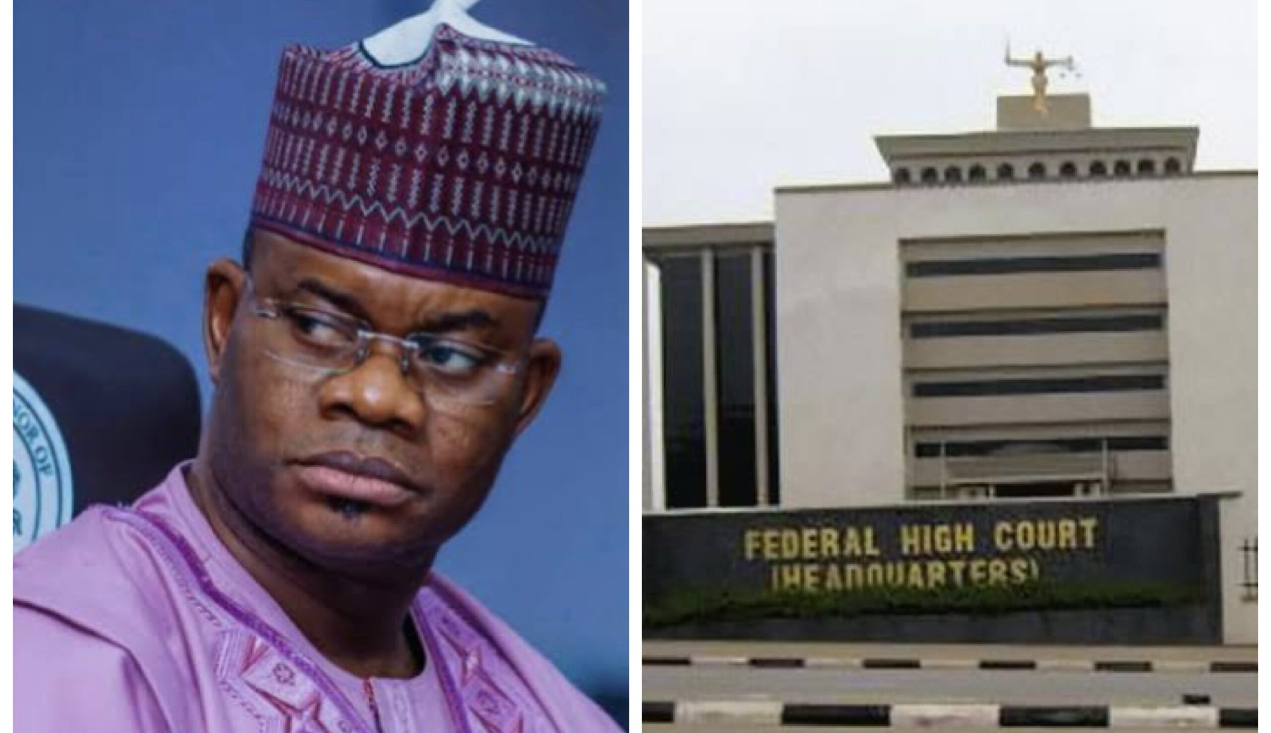 Yahaya Bello and Abuja Division of the Federal High Court