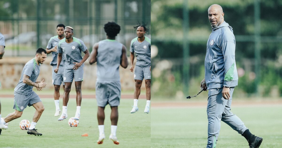 Super Eagles and their coach