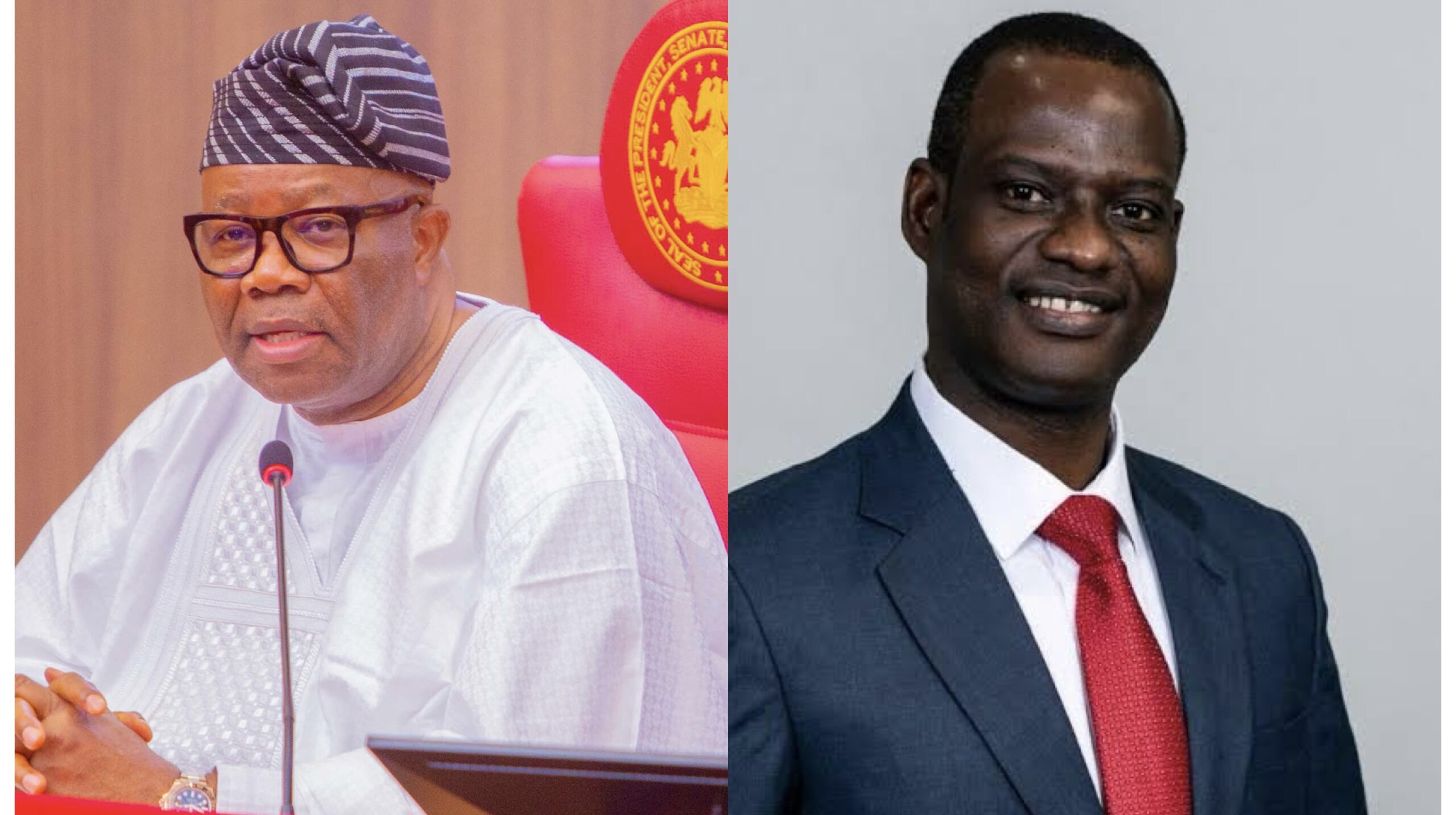 Godswill Akpabio and Taiwo Oyedele