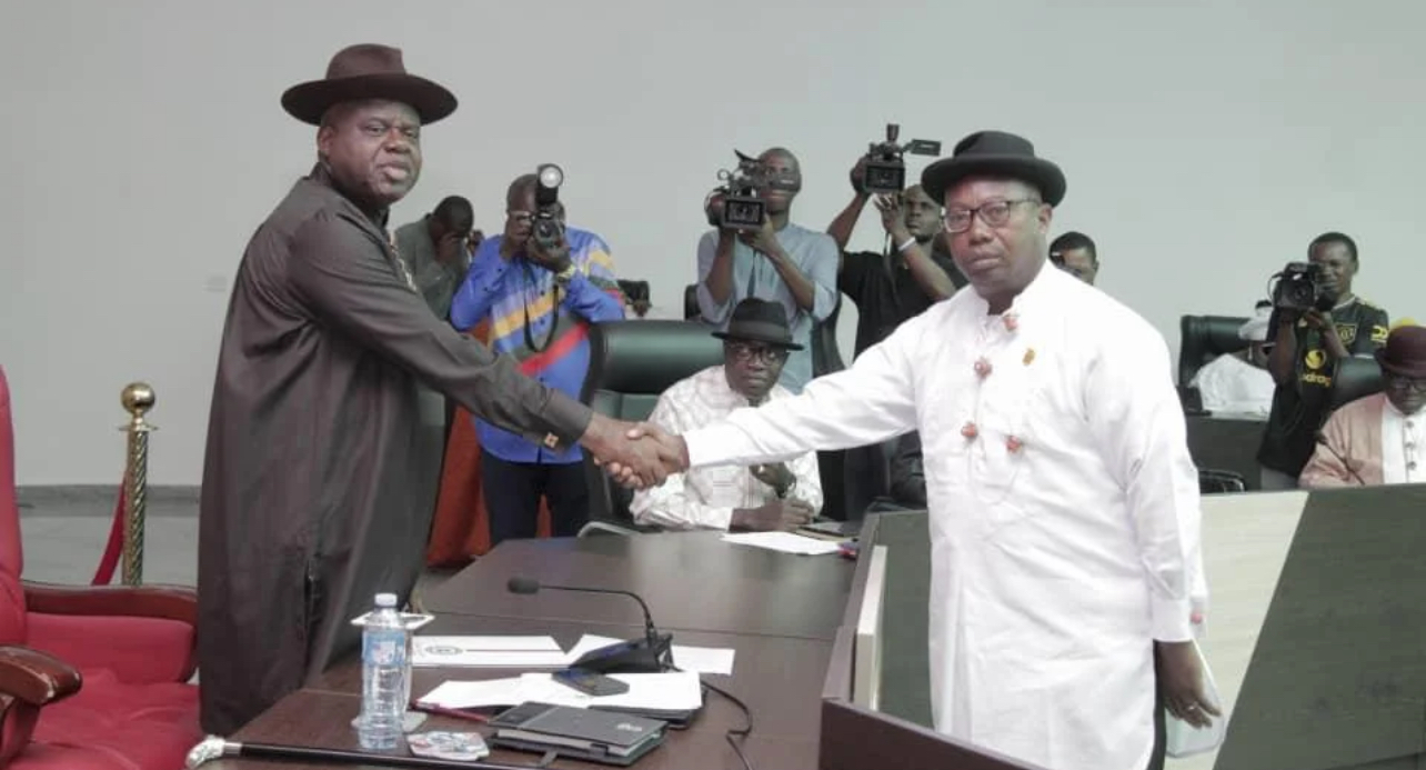 Gov Diri swears in new head of service
