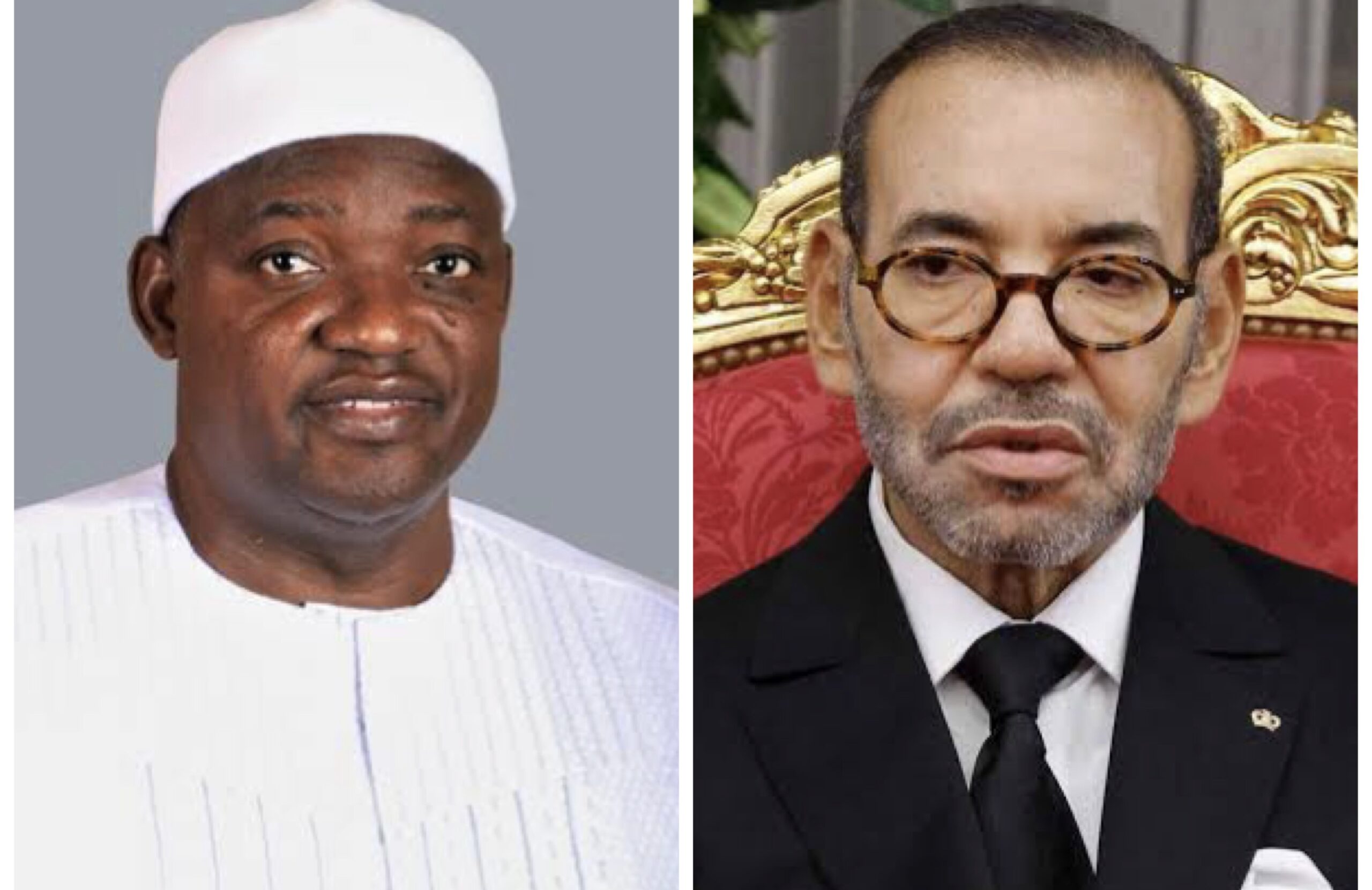 Gambian president and Moroccan king