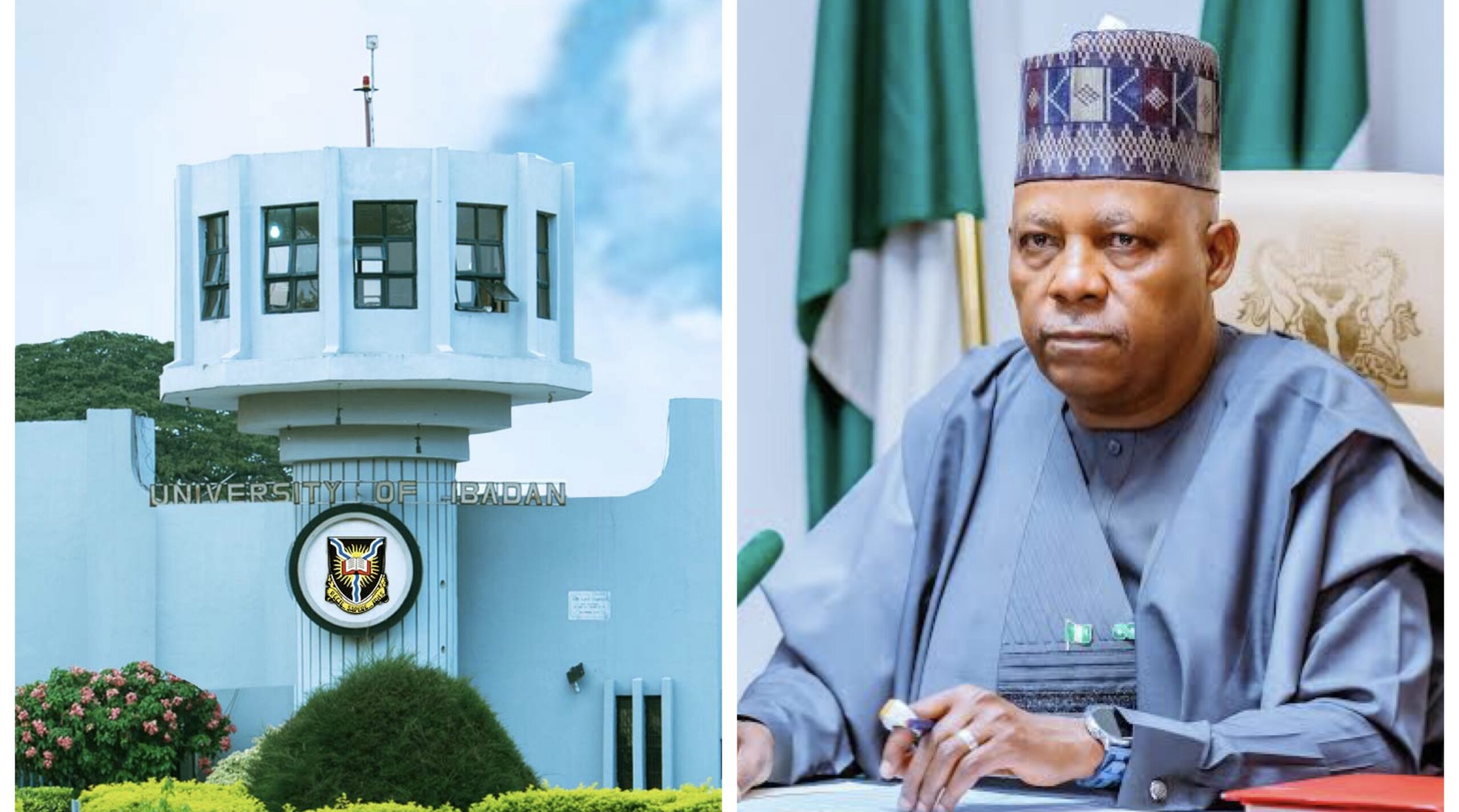University of Ibadan and Vice-President Kashim Shettima