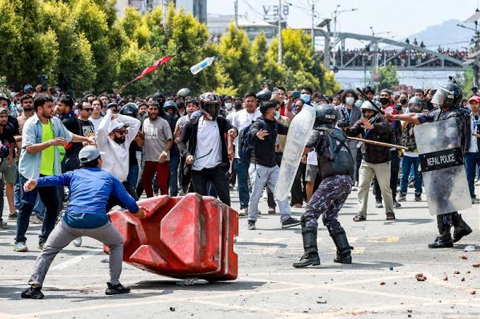 Protest in Nepal