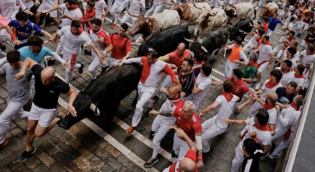 Pamplona’s bull run