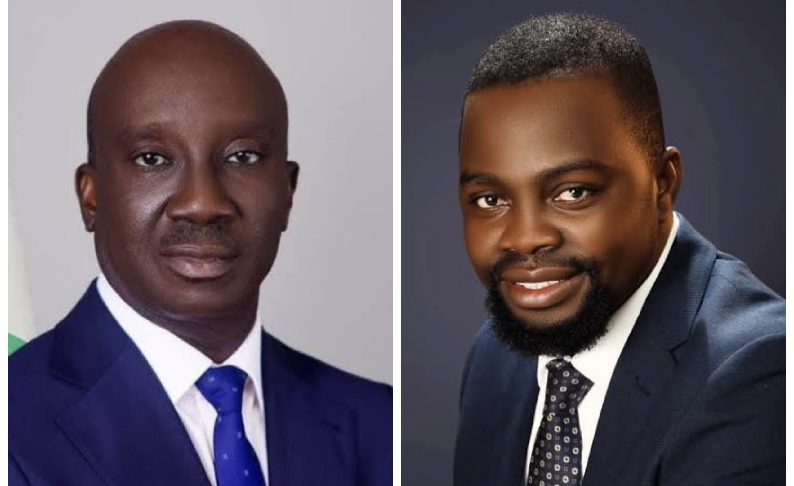 Governor Monday Okpebholo and Felix Osemwengie Isere
