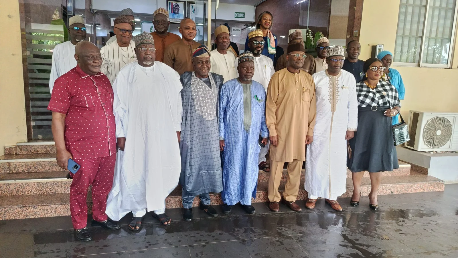 a courtesy visit by the Forum of State Independent Electoral Commissions of Nigeria on Tuesday in Abuja