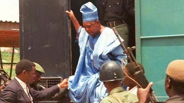 Photo: Mr Abiola arrested