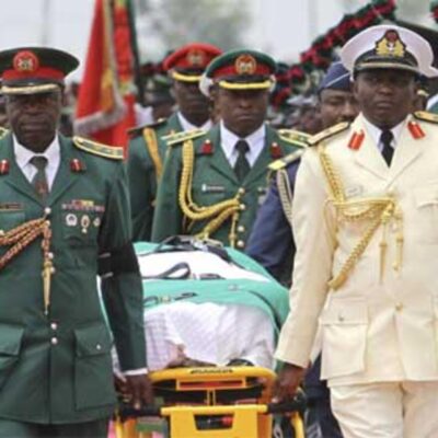 Photo: State burial for Yar'Adua