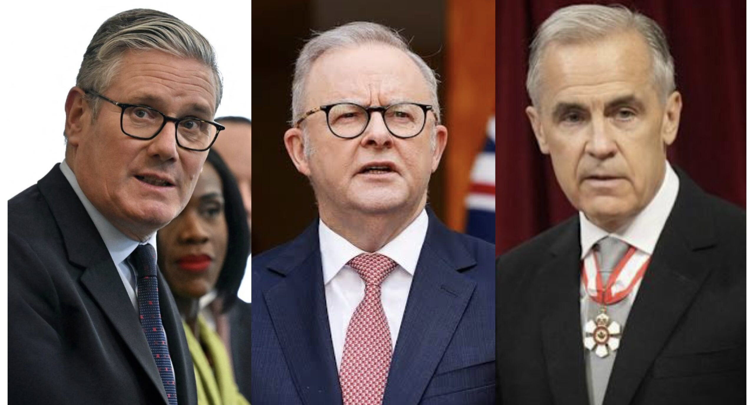Starmer, Anthony Albanese, Mark Carney