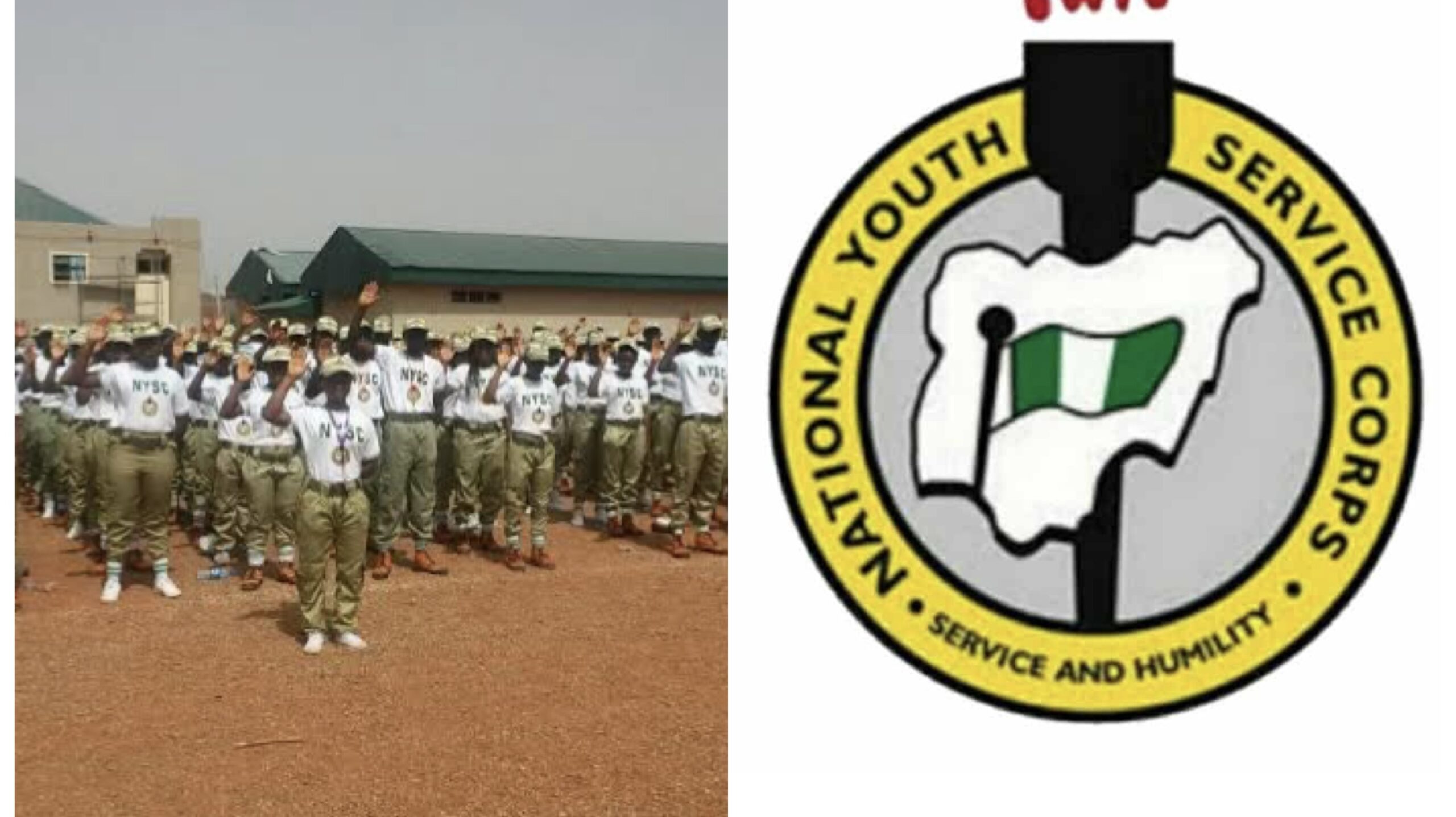 Kebbi corpers and NYSC logo