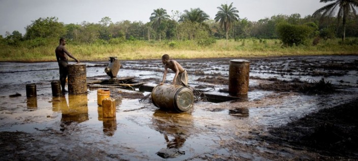 oil wells in Niger Delta