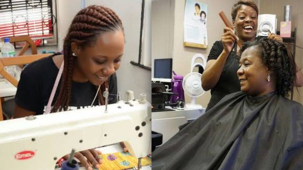 tailors and hairdresser