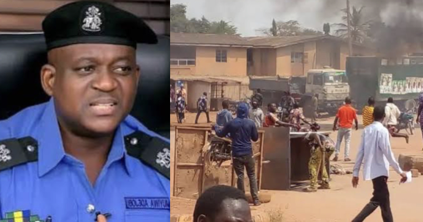 Olumuyiwa Adejobi and hoodlums attacking banks