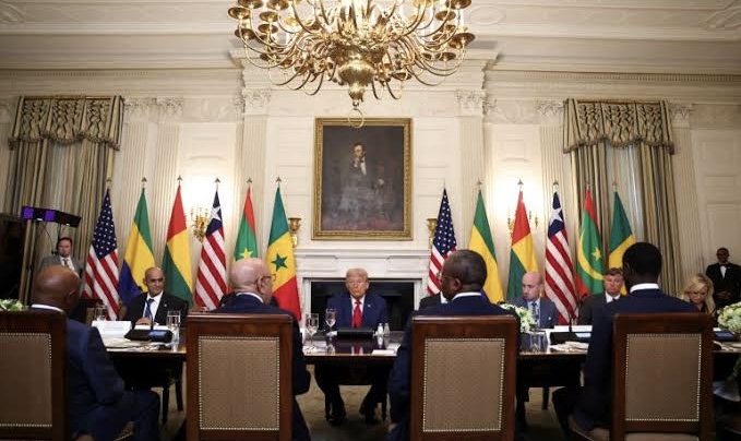Donald Trump with African leaders