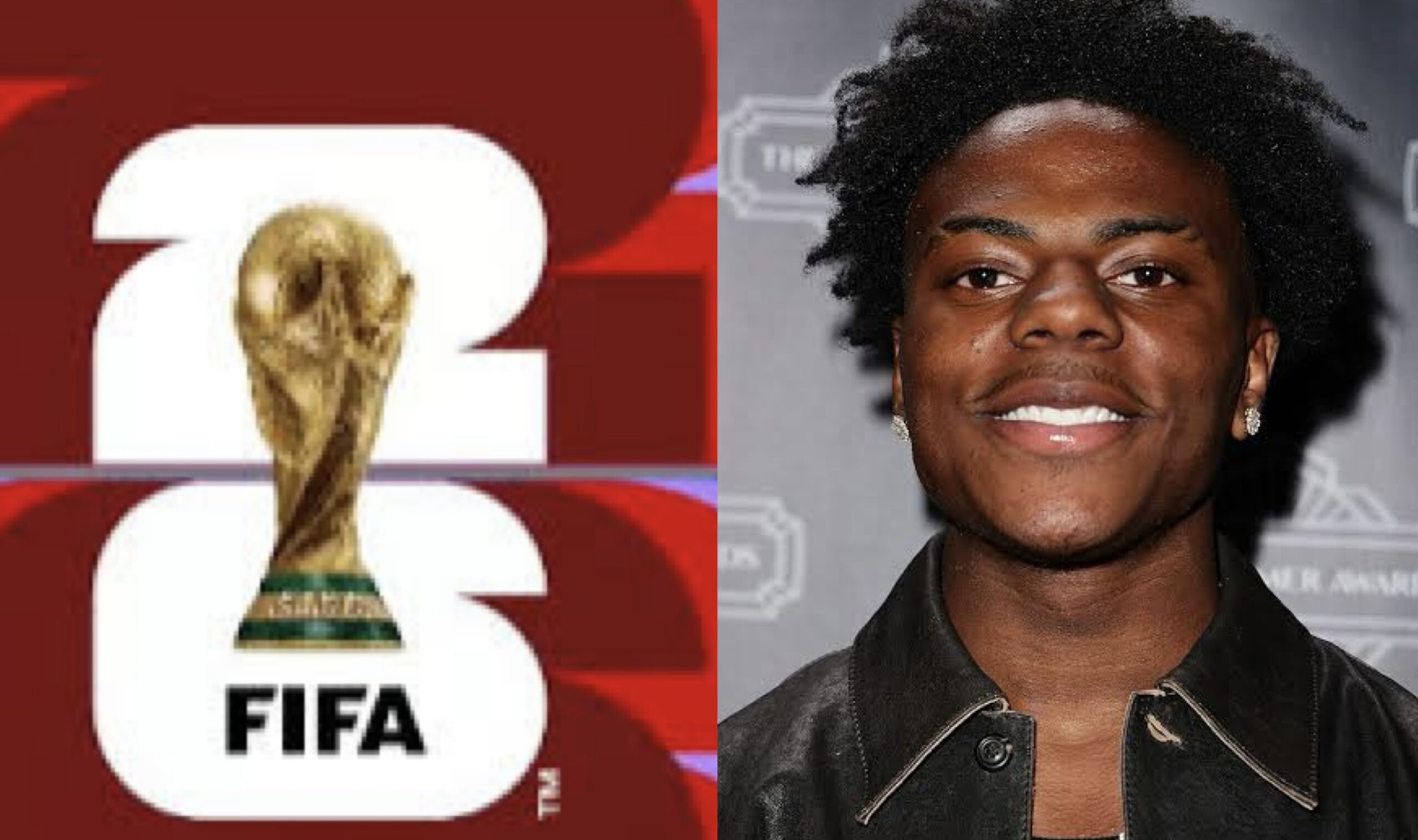 FIFA logo and IShowSpeed