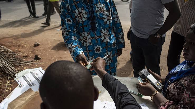A Voter registration centre