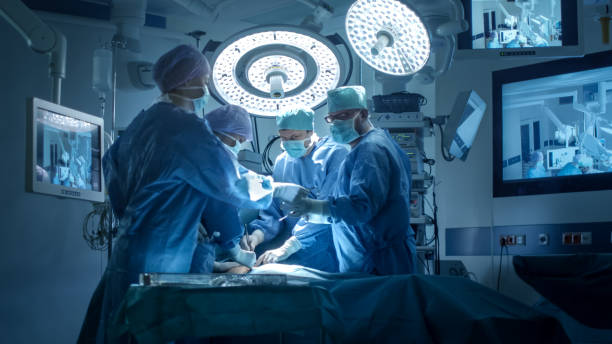 Surgeons in theatre