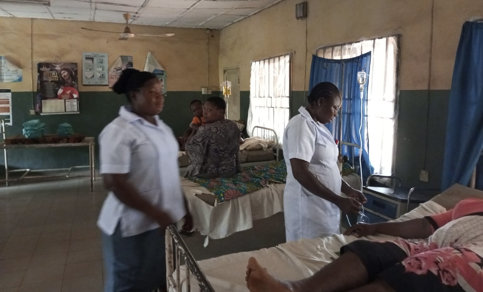 Patients at PHC in Abuja